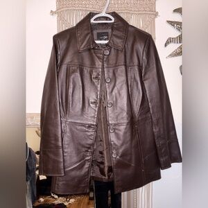 East 5th Genuine Leather Coat